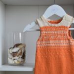 Vestido Jacquard Naranja 2