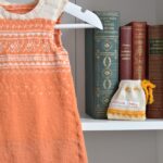 Vestido Jacquard Naranja 3