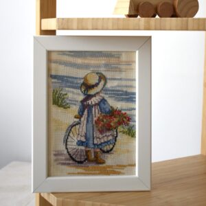 Cuadro Niña en Bici