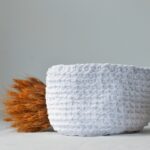 Cesto Ganchillo Blanco 2
