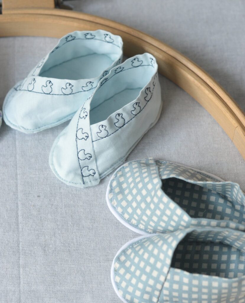 Zapatos Azul Cielo con Patos