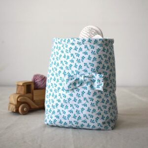 Bolsa Guateada Flores Verdes
